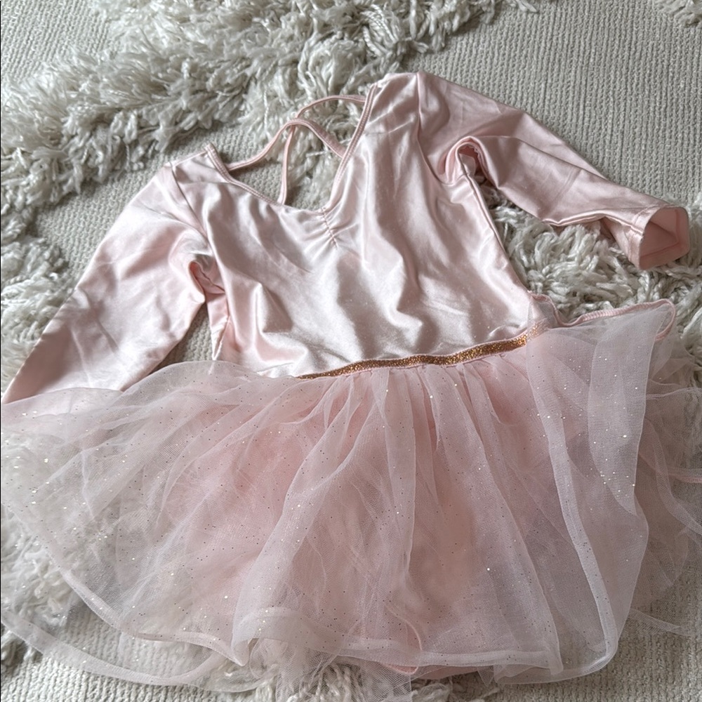 H&M Pink Dance Matching Set with Tutu Skirt